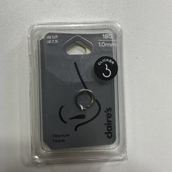 Claire’s Double Ring Nose Piercing!