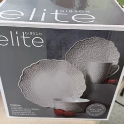 Gibson elite 16pc Dinnerware Set 