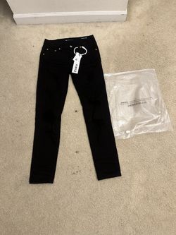 Black Purple Jeans Pants