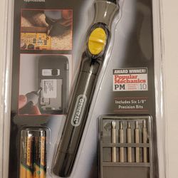 Battery Powered Precision Screwdriver With Bits 