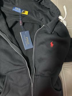Polo Ralph Lauren Black Zip-Up Hoodie