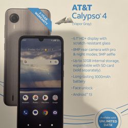 AT&T Calypso 4 (32GB) PREPAID Smartphone - Vapor Gray