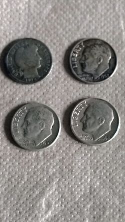 4 Silver Dimes