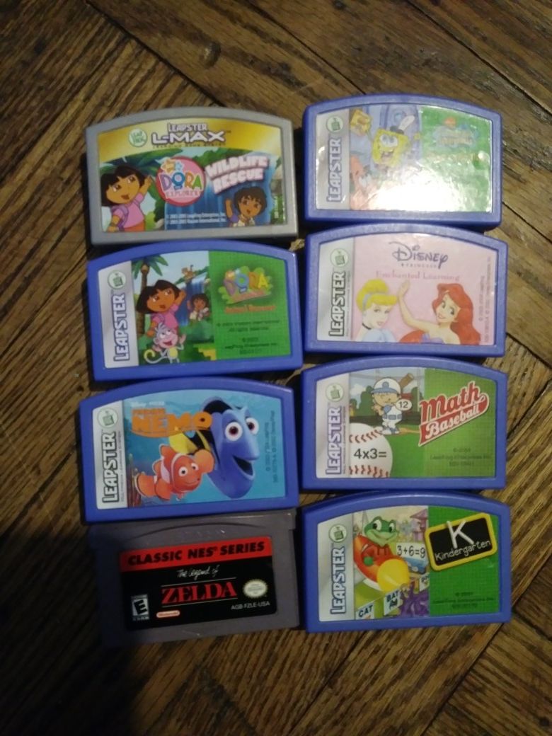 Assorted games. For kids
