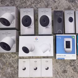 Google Nest Cameras  - Indoor/Outdoor  - Battery Power - 2 Pack 