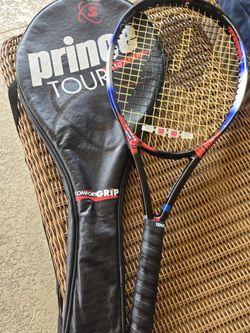 Prince Synergy Tour Titanium tennis racket with carrying case 