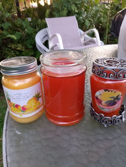 Homeinteriors velas de frutas, Vajilla y más, todos con diferentes precios