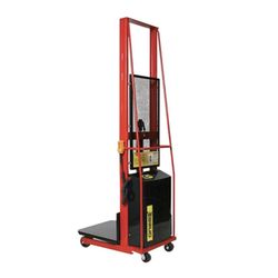 Wesco 1000lb. Power Lift Stacker with 2’ x 2’ Platform & 80" Lift Height