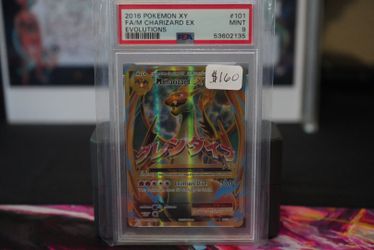 PSA 9 M Charizard EX Full Art Pokemon Card #101