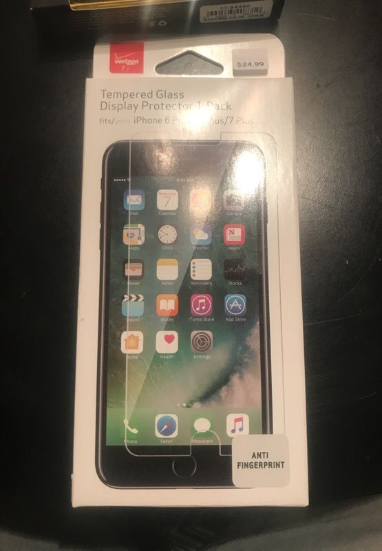 Tempered glass display protector for iPhone 6 6s 7 plus