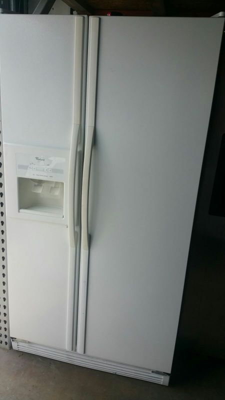 Whirlpool white refrigerator