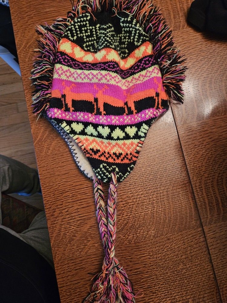 Colorful Wool Trapper Hat