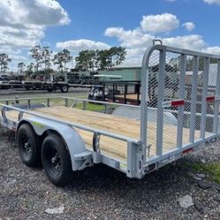 New 2026 Horizon 7 x 16 10k utility trailer