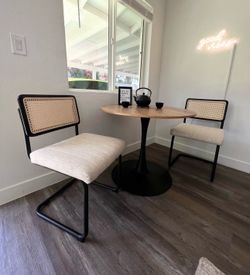 Japandi Modern Dining Set for Two