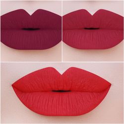 Two Red Matte Liquid Lipsticks Beauty Creations