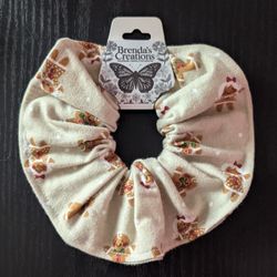 Gingerbread  Women Christmas Scrunchie