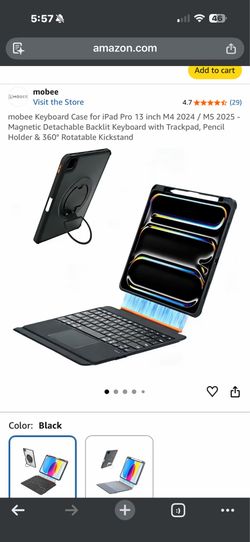 iPad Pro 13” keyboard