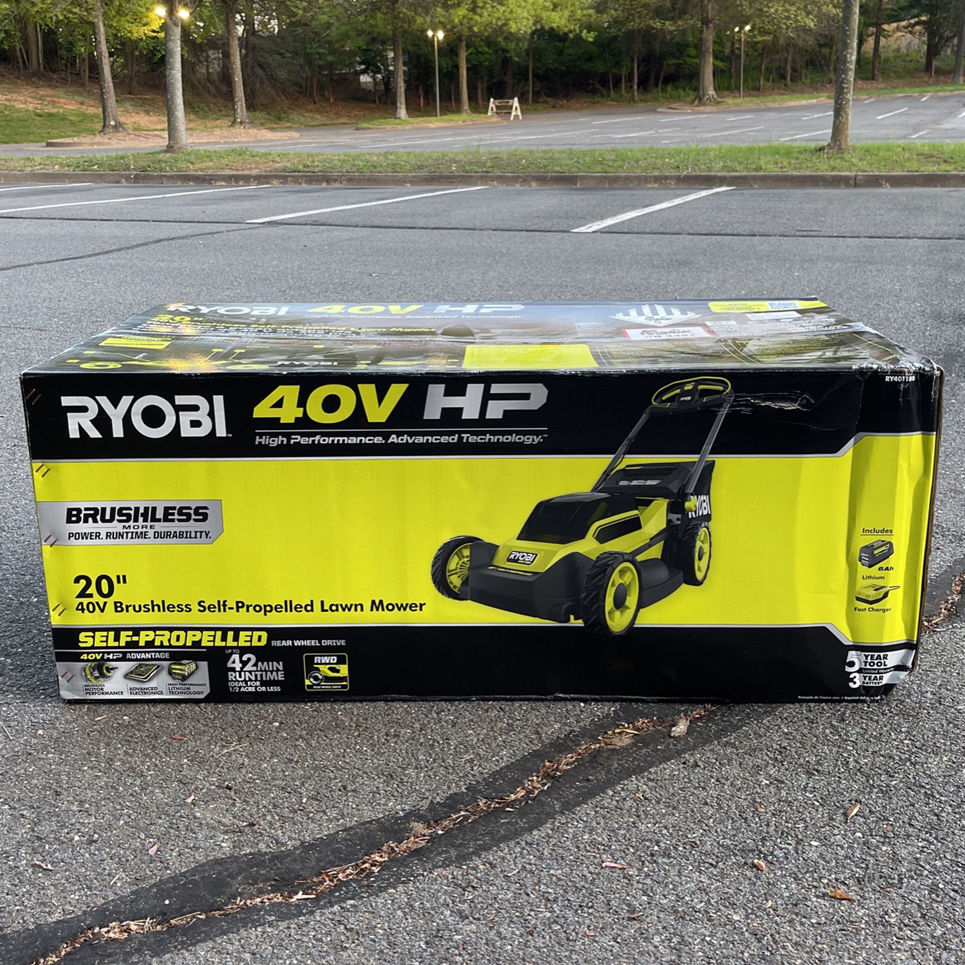 Ryobi 40V HP Self-propelled Lawn Mower 