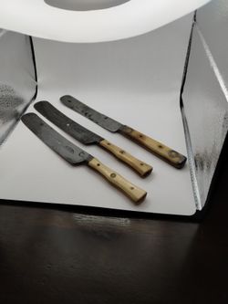 Rare 1850's Bone Handle Sheffield Knives