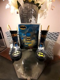 Batman Rain Jacket and Batman Rain Boots