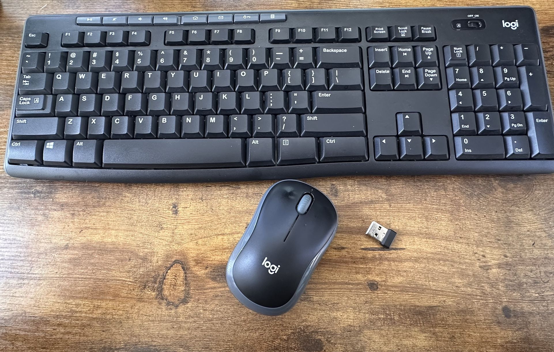 Logitech Wireless Mouse And Keyboard Combo