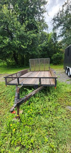 14' Tandem Axle Utility Trailer – Clean Title