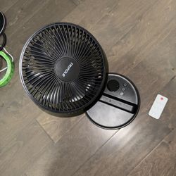 mini portable fan with remote