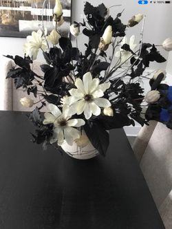 Large silk floral arrangement
