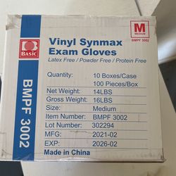 Vinyl Synmax Exam Gloves