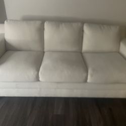 All White Couch For Sell