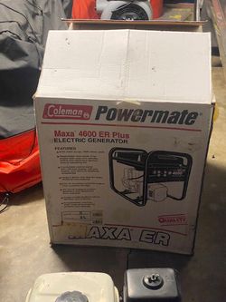 Coleman Powermate Maxa 4600 ER Plus Electric Generator