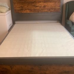 Queen Bed frame & Box Spring 