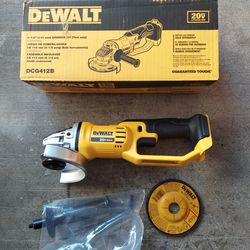 New Dewalt Cordless 4.5-5" Grinder 20V  - Tool Only.