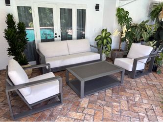 Sunbrella 4 piece patio furniture outdoor set