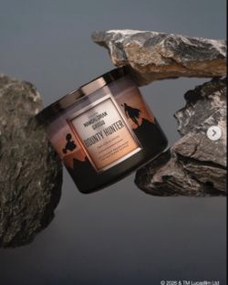 Exclusive STAR WARS Limited Edition! 🛰BATH & BODY WORKS🖤🪐Mandalorian & Grogu BOUNTY HUNTER🪐🖤 3-wick candle