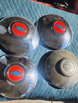 Chevrolet dog dish hubcaps