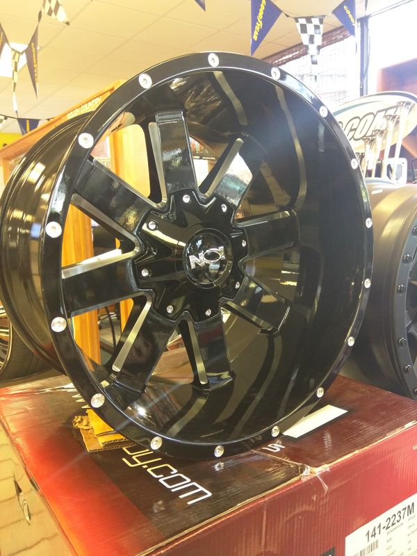 Brand New 20 20x12 Ion Offroad 141 Gloss Black Milled Rims Wheels 6 Brand New 20 20x12 Ion Offroad 141 Gloss Black Milled Rims Wheels 6 Lug Ford Chevy Nissan Truck 6x135 6x5 5 Moto Fuel Xd Lip