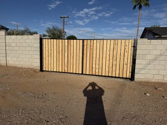 Heavy-Duty Iron & Wood Gates