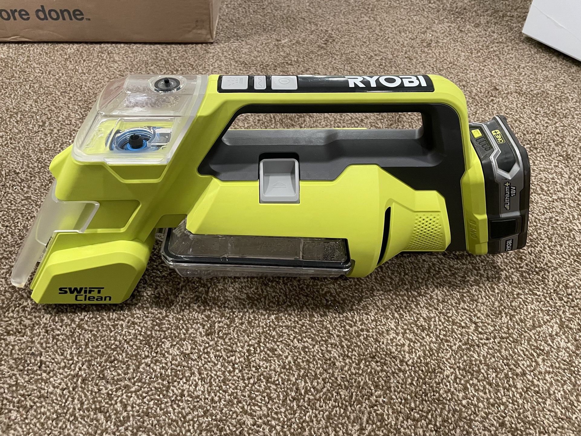 Cordless Carpet Upholstery Cleaner Ryobi