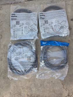 Hot and cold water wash machine hoses new all 4 for $15 in upland ca no delivery