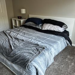 King Bed-frame And Mattress