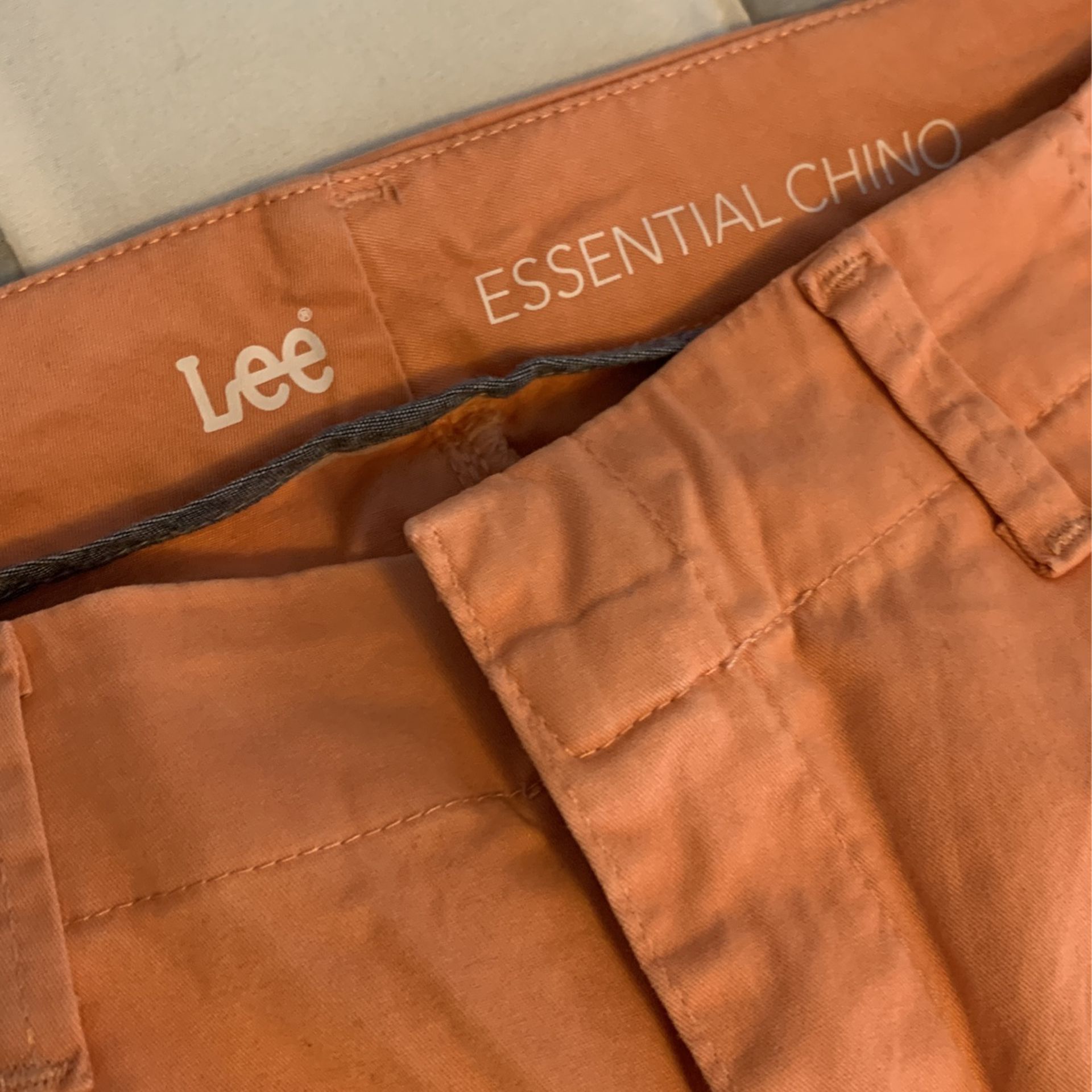 Lee Stretch Orange Pants Size 12