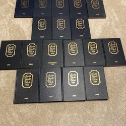 Seattle Yacht Club Annual Membership Books 1980’s & 1990’s Very good condition 