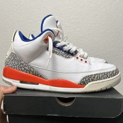 Jordan Retro 3s Knicks $50 FIRM NO TRADES 