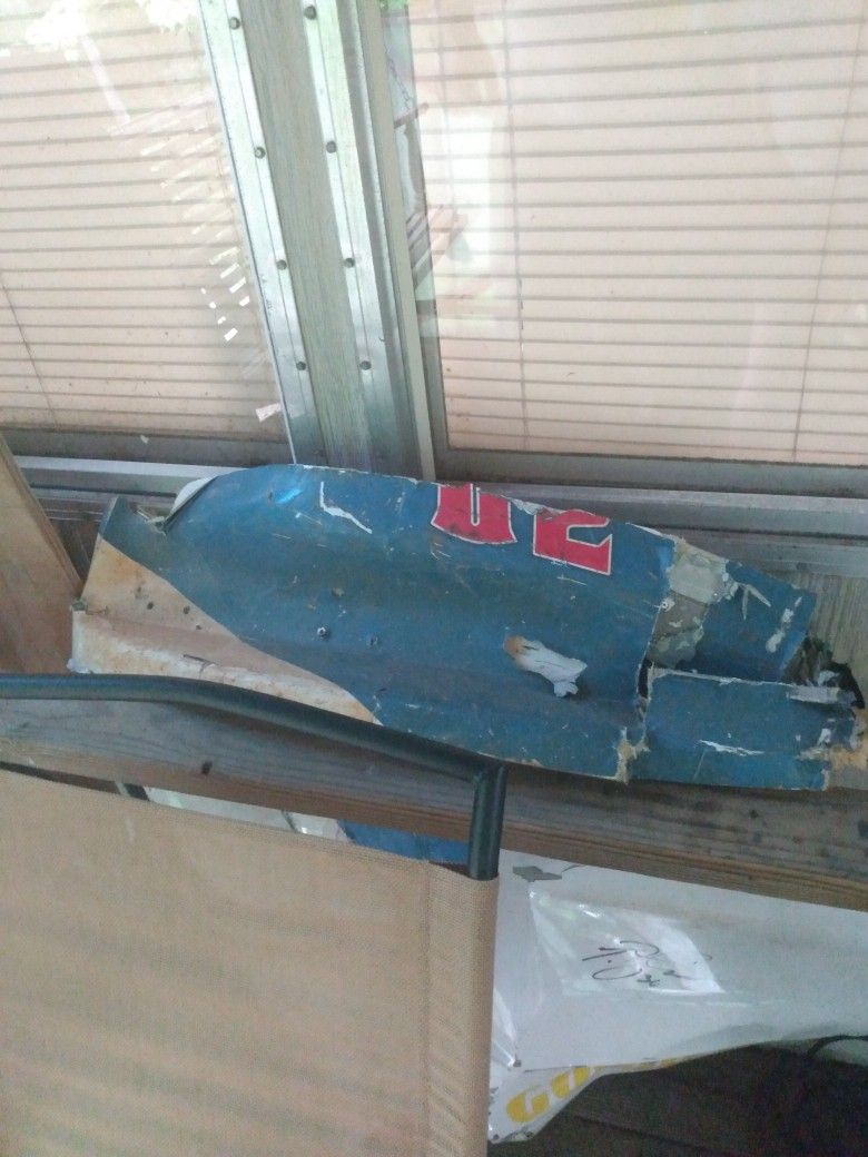 A Bumper From The Bristol Dirt Track Number 02 Brett Moffitt It Is singnd by the Driver