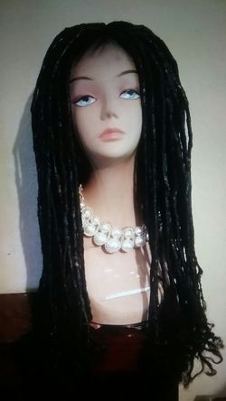 Godess locks lace front wig