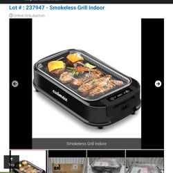 SMOKELESS PORTABLE INDOOR GRILL