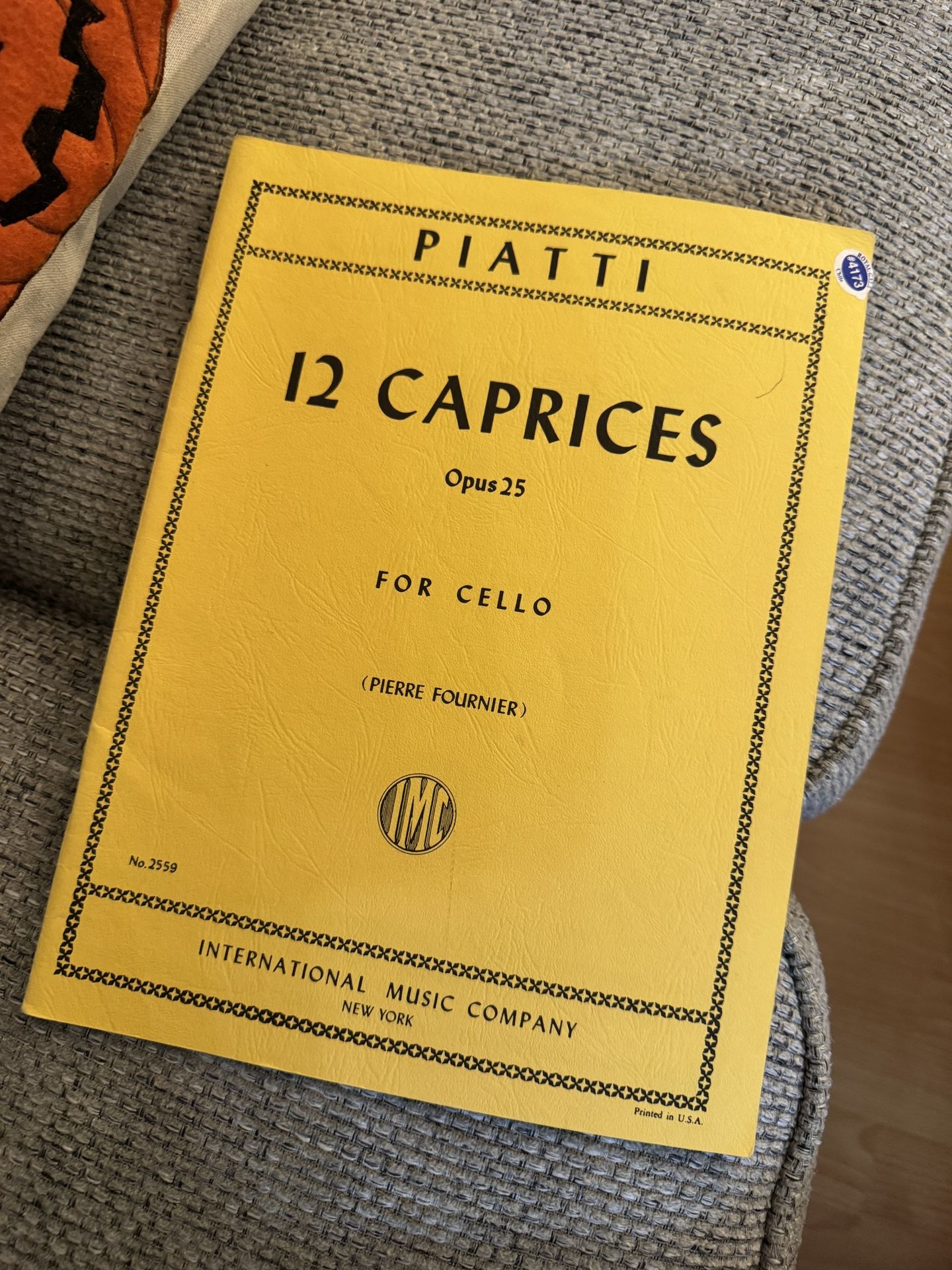 Piatti - 12 Caprices Opus 25 For Cello