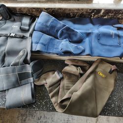 Fishing Waders Half's And Bibs. 