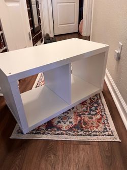 IKEA Kallax 2x1 cube shelf, white
